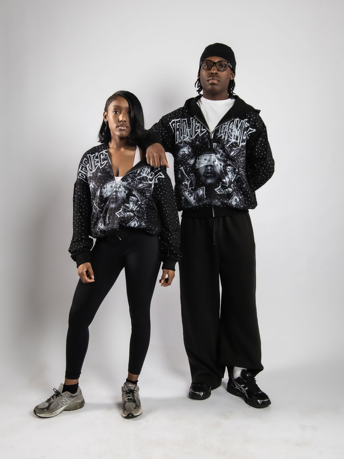 Project Gamble RhineStone Zip-Up