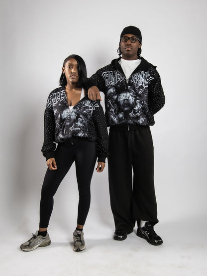Project Gamble RhineStone Zip-Up